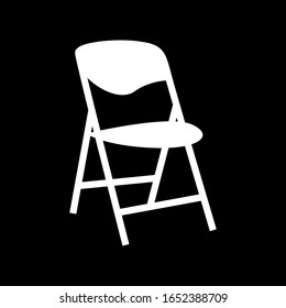 illustration of chair icon, sticker,tshirt print, vector illustration
