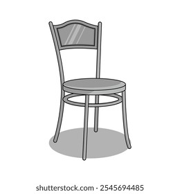 Die Illustration von Stuhl und Sofa