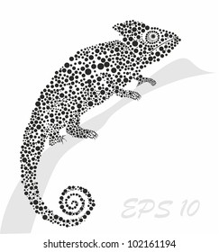 Illustration of chameleon