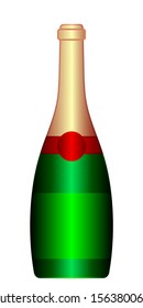 Illustration of the champagne bottle icon