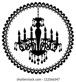 An illustration of chandelier