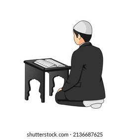 illustration of character Islamic background