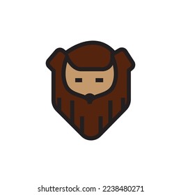 illustration of a character lion mascot cartoon.