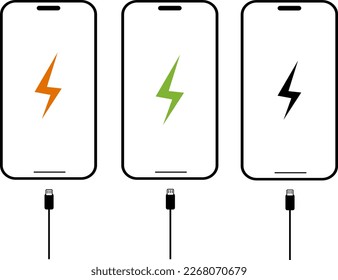 illustration of charger on transparent background