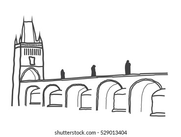 995 Charles Bridge Stock Vectors, Images & Vector Art | Shutterstock