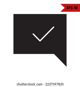 Illustration of chat bubble icon