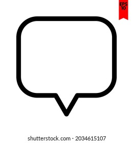 illustration of chat design icon