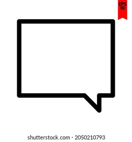 ilustración del icono de diseño del chat