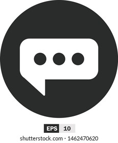 illustration of chat flat design,icon