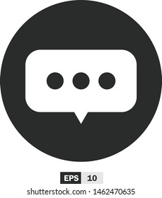 illustration of chat flat design,icon