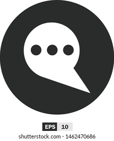 illustration of chat flat design,icon