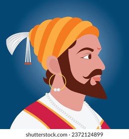 illustration of Chatrapati Sjiivaji Maharaj, Shivaji maharaj jayanti