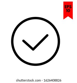 illustration of checklist flat icon