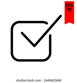 illustration of checklist flat icon