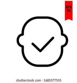 illustration of checklist flat icon