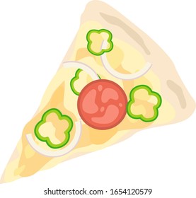 Illustration of cheese pizza.
Illustration of Italian food.