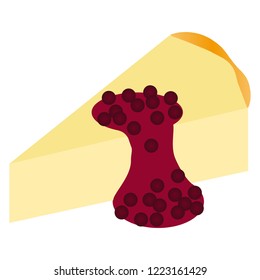 Illustration of the cheesecake
