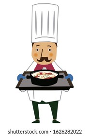 Illustration Chef a Clip Art Worker Stock Vector (Royalty Free ...