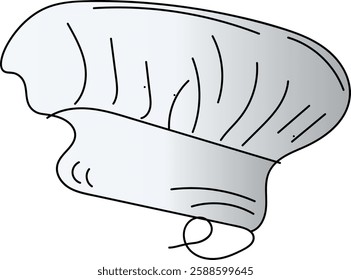 The Illustration of the Chef Hat