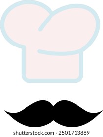 illustration of a chef hat vector image or clipart