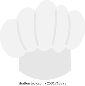 illustration of a chef hat vector image or clipart
