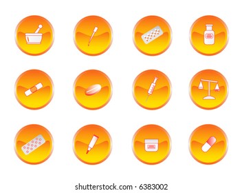  Illustration of chemistry buttons