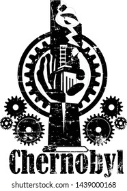 illustration of Chernobyl s vector format