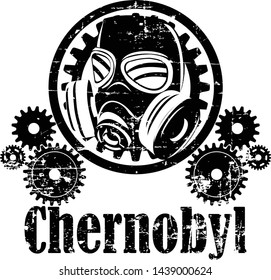 illustration of Chernobyl s vector format