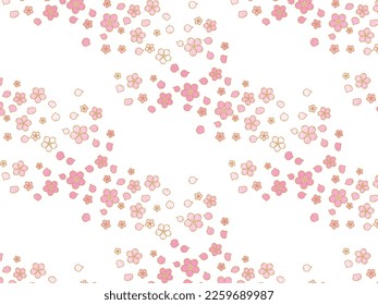 illustration of cherry blossom background