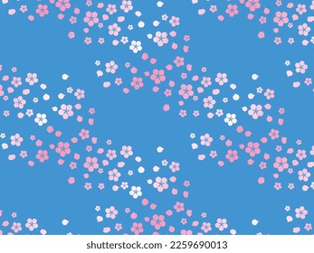 illustration of cherry blossom background