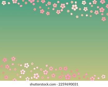 illustration of cherry blossom background