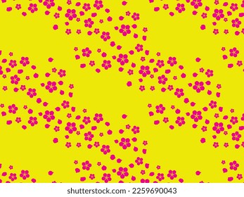 illustration of cherry blossom background