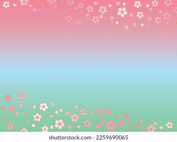 ilustración del fondo de la flor de cerezo