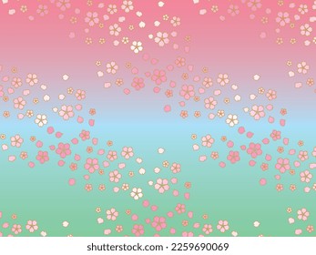 ilustración del fondo de la flor de cerezo