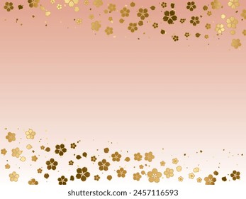 Ilustración de fondo de patrón de flor de cerezo
