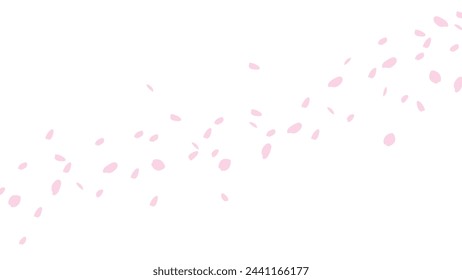 Illustration of cherry blossom petals.