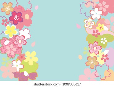 Illustration of cherry blossoms