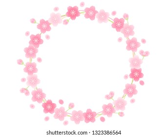 It is an illustration of a cherry frame.