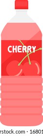 Illustration of cherry juice.
Illustration of drink.