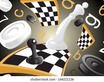 illustration of chess