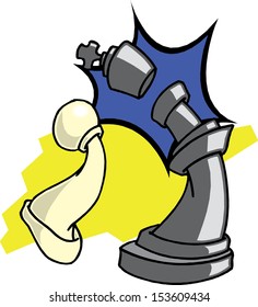 illustration of chess piece 