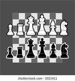 An illustration of chess piece