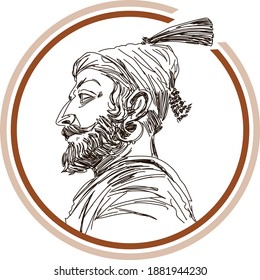 illustration of chhatrapati shivaji maharaj jayanti