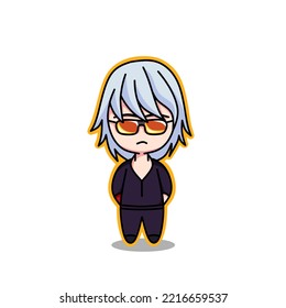 illustration of a chibi named gusion