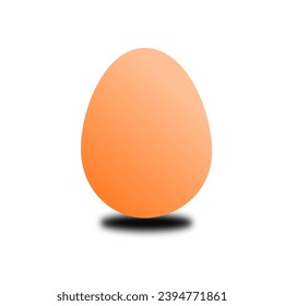 Illustration of chicken eggs for children's books