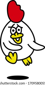 illustration of chicken, vector illustration, tshirt illustration