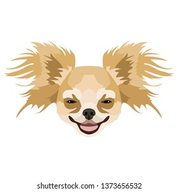 Illustration Chihuahua | For all Dog owners. What you love about his dog? Puppy dog ​​eyes, wagging tail, smiling, barking. The Chihuahua is a man's best friend.
