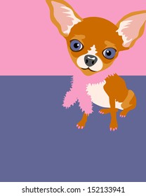 Illustration of a Chihuahua Dog