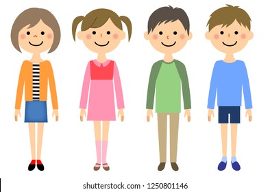 It is an illustration of children.