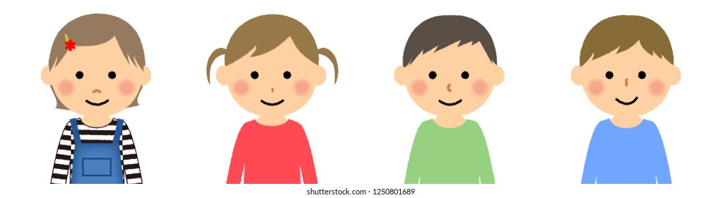 It is an illustration of children.